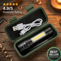 Pocket Size Mini Portable Xpe + Cob Led Tactical Flashlight