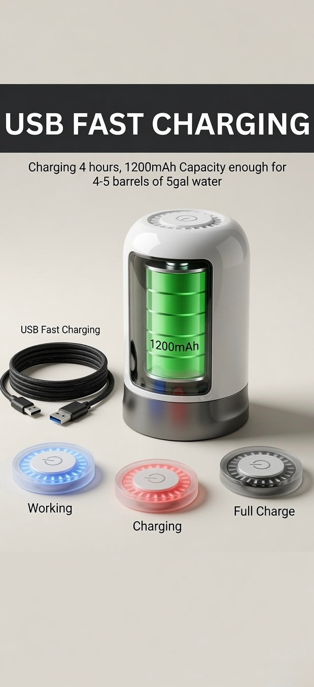 Automatic water can dispenser pump
