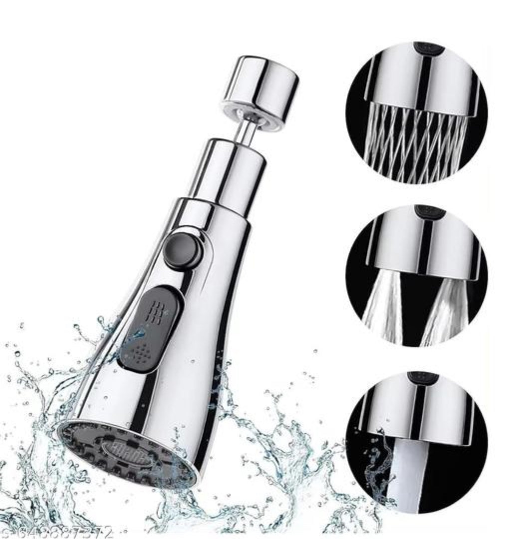 Flexible Tap Extension For Kitchen Sink with 360•rotation Stainless steel .