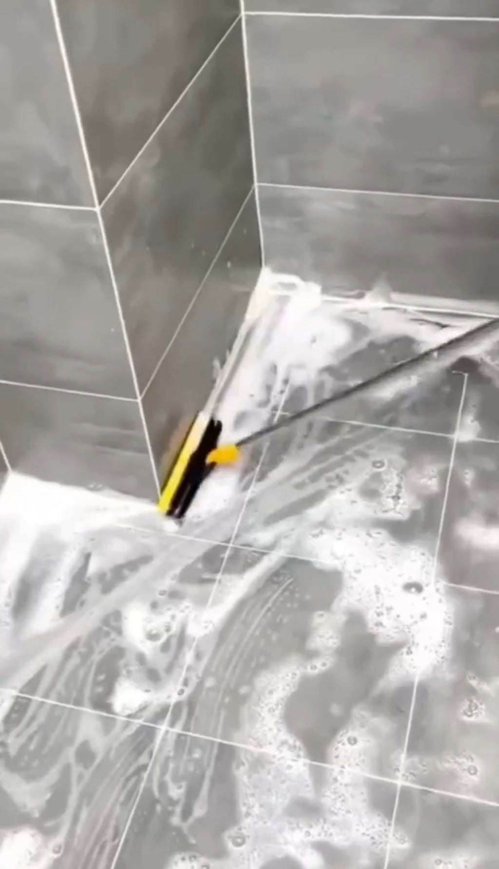 2in1 Floor Scrub Cleaning Brush Wiper
